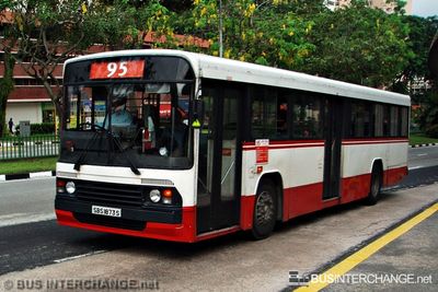 Bus 95 - SBS Transit Volvo B10M (Mark II) (SBS1873S)
