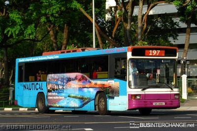 Bus 197 - SBS Transit Volvo B10M (Mark IV) (SBS1898X)