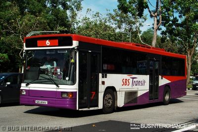 Bus 6 - SBS Transit Volvo B10M (Mark IV) (SBS1898X)