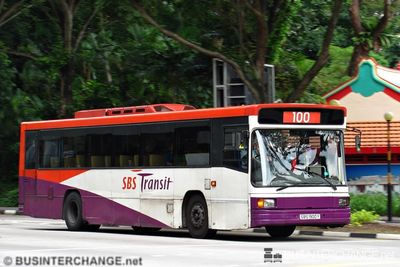 Bus 100 - SBS Transit Volvo B10M (Mark IV) (SBS1900Y)