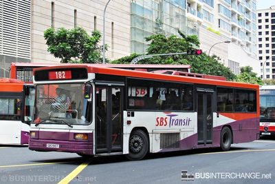Bus 182 - SBS Transit Volvo B10M (Mark IV) (SBS1910T)