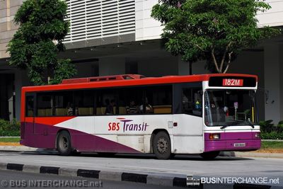 Bus 182M - SBS Transit Volvo B10M (Mark IV) (SBS1914H)