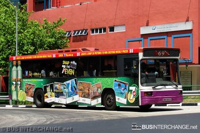 Bus 69 - SBS Transit Volvo B10M (Mark IV) (SBS1940G)