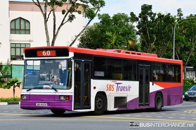 Bus 60 - SBS Transit Volvo B10M (Mark IV) (SBS1942B)