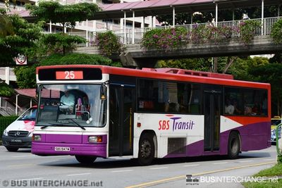 Bus 25 - SBS Transit Volvo B10M (Mark IV) (SBS1947M)