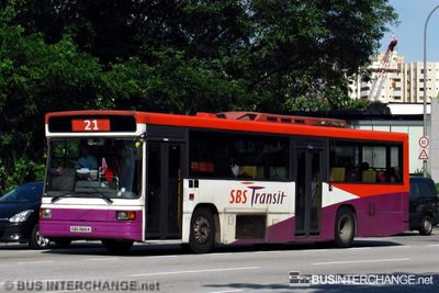Bus 21 - SBS Transit Volvo B10M (Mark IV) (SBS1965K)
