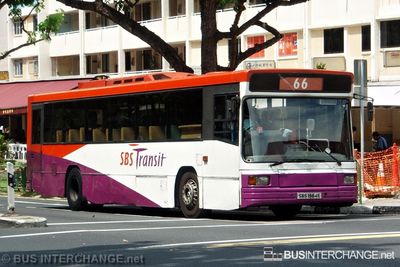 Bus 66 - SBS Transit Volvo B10M (Mark IV) (SBS1984E)