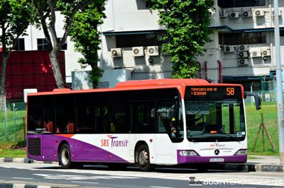 Bus 58 - SBS Transit Mercedes-Benz Citaro (SBS2004C)