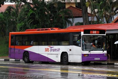 Bus 32 - SBS Transit Volvo B10M (Mark IV) (SBS2599C)