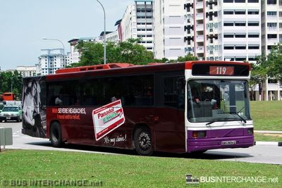 Bus 119 - SBS Transit Volvo B10M (Mark IV) (SBS2604X)
