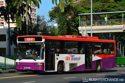 Bus 157 - SBS Transit Volvo B10M (Mark IV) (SBS2611A)