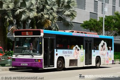 Bus 8 - SBS Transit Volvo B10M (Mark IV) (SBS2614S)
