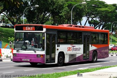 Bus 197 - SBS Transit Volvo B10M (Mark IV) (SBS2615P)