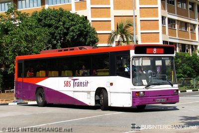 Bus 8 - SBS Transit Volvo B10M (Mark IV) (SBS2618G)