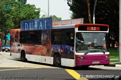 Bus 32 - SBS Transit Volvo B10M (Mark IV) (SBS2619D)