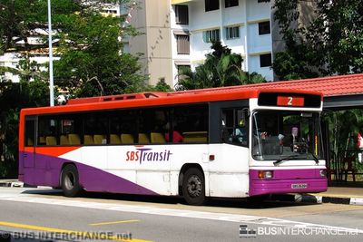 Bus 2 - SBS Transit Volvo B10M (Mark IV) (SBS2626H)