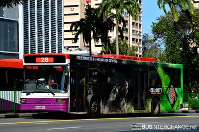 Bus 28 - SBS Transit Volvo B10M (Mark IV) (SBS2633L)