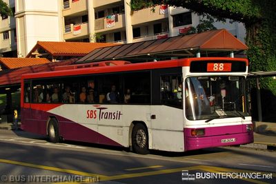 Bus 88 - SBS Transit Volvo B10M (Mark IV) (SBS2634J)
