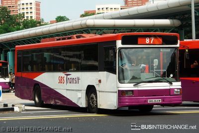 Bus 87 - SBS Transit Volvo B10M (Mark IV) (SBS2641M)