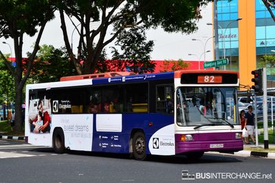 Bus 82 - SBS Transit Volvo B10M (Mark IV) (SBS2643H)