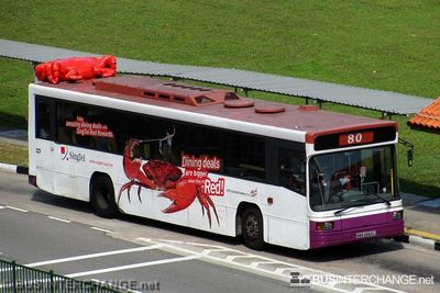 Bus 80 - SBS Transit Volvo B10M (Mark IV) (SBS2650L)