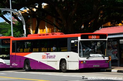 Bus 33 - SBS Transit Volvo B10M (Mark IV) (SBS2654B)