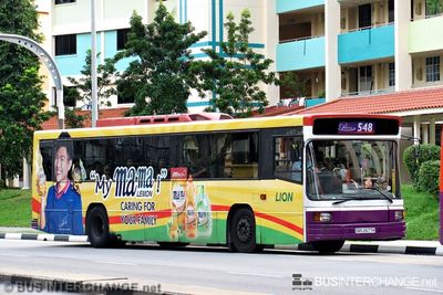 Bus 548 - SBS Transit Volvo B10M (Mark IV) (SBS2677K)