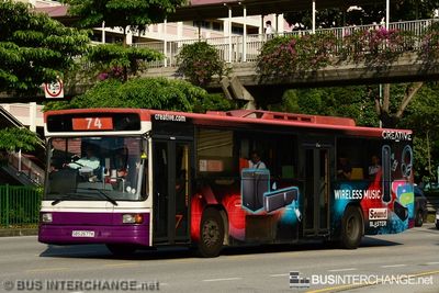 Bus 74 - SBS Transit Volvo B10M (Mark IV) (SBS2677K)