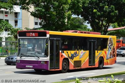 Bus 74 - SBS Transit Volvo B10M (Mark IV) (SBS2677K)