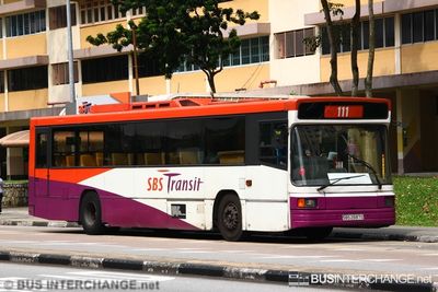 Bus 111 - SBS Transit Volvo B10M (Mark IV) (SBS2687G)
