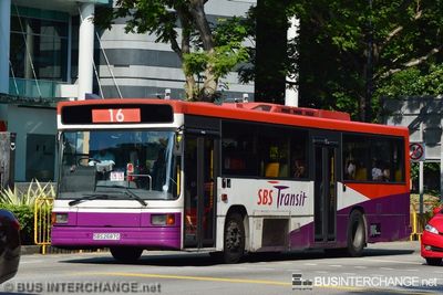 Bus 16 - SBS Transit Volvo B10M (Mark IV) (SBS2687G)