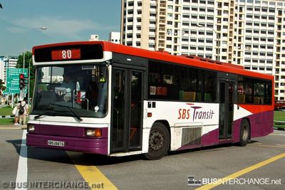 Bus 80 - SBS Transit Volvo B10M (Mark IV) (SBS2687G)