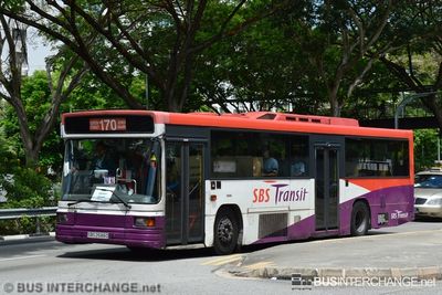 Bus 170 - SBS Transit Volvo B10M (Mark IV) (SBS2688D)