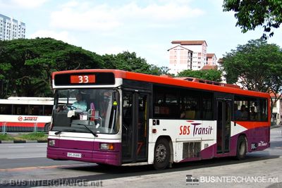 Bus 33 - SBS Transit Volvo B10M (Mark IV) (SBS2688D)