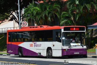Bus 7 - SBS Transit Volvo B10M (Mark IV) (SBS2688D)