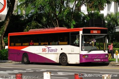 Bus 66 - SBS Transit Volvo B10M (Mark IV) (SBS2704R)