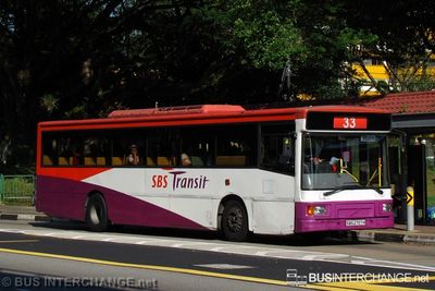 Bus 33 - SBS Transit Volvo B10M (Mark IV) (SBS2707H)