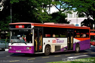 Bus 166 - SBS Transit Volvo B10M (Mark IV) (SBS2738T)
