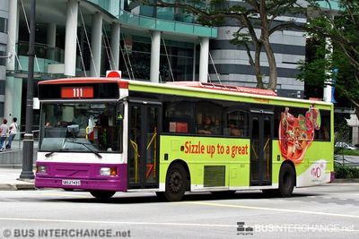Bus 111 - SBS Transit Volvo B10M (Mark IV) (SBS2743C)