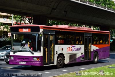 Bus 166 - SBS Transit Volvo B10M (Mark IV) (SBS2747S)