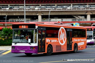 Bus 51 - SBS Transit Volvo B10M (Mark IV) (SBS2749L)