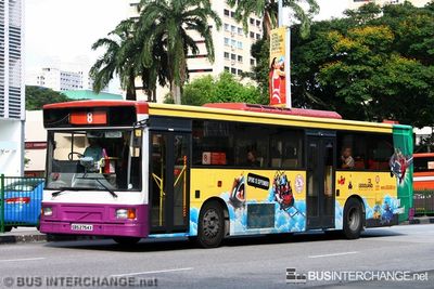 Bus 8 - SBS Transit Volvo B10M (Mark IV) (SBS2754X)