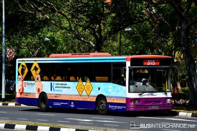 Bus 315 - SBS Transit Volvo B10M (Mark IV) (SBS2757M)