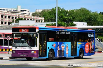 Bus 161 - SBS Transit Volvo B10M (Mark IV) (SBS2763U)