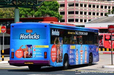Bus 161 - SBS Transit Volvo B10M (Mark IV) (SBS2763U)
