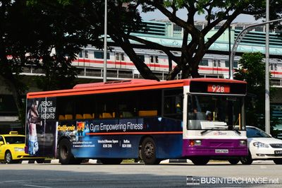 Bus 92B - SBS Transit Volvo B10M (Mark IV) (SBS2792K)