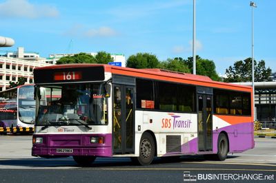Bus 161 - SBS Transit Volvo B10M (Mark IV) (SBS2796A)