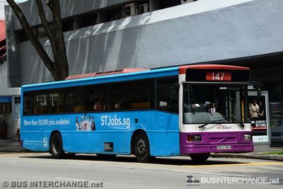 Bus 147 - SBS Transit Volvo B10M (Mark IV) (SBS2798U)