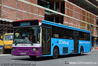 Bus 170X - SBS Transit Volvo B10M (Mark IV) (SBS2798U)