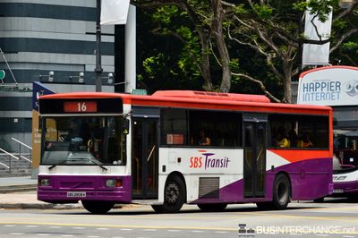 Bus 16 - SBS Transit Volvo B10M (Mark IV) (SBS2808A)